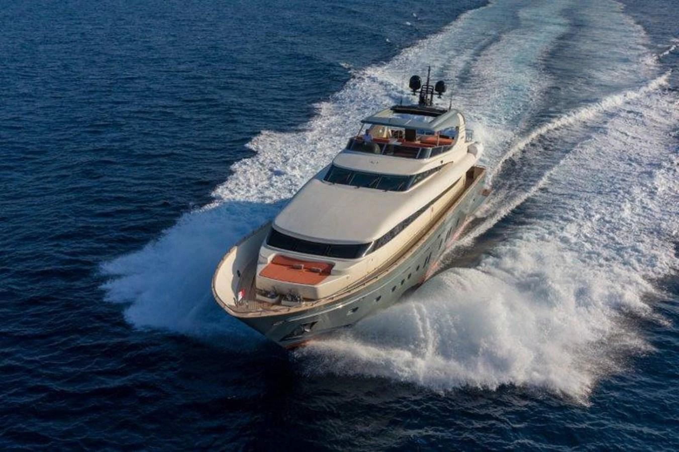 a boat on the water aboard Y42 Yacht for Sale