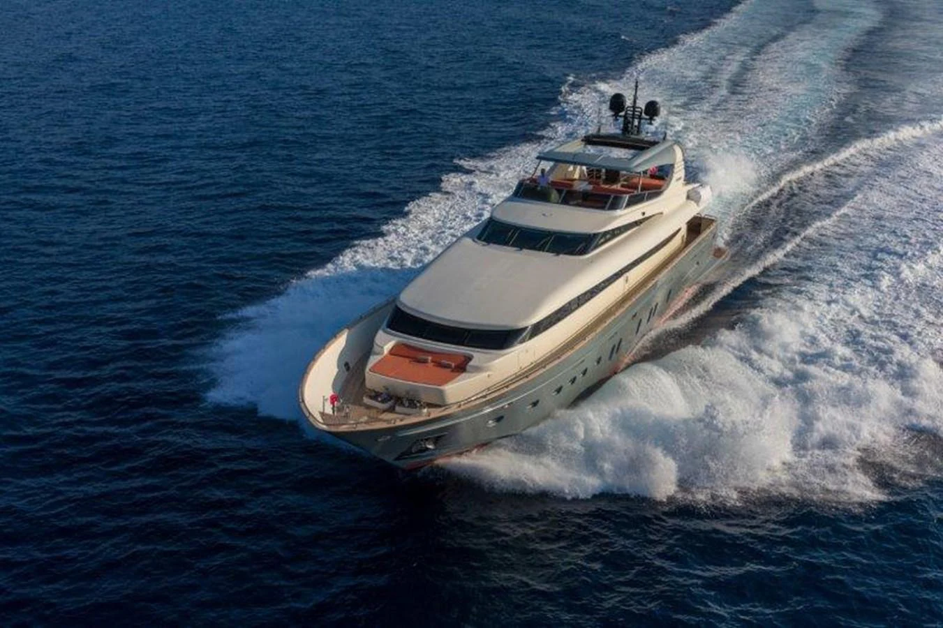 a boat on the water aboard Y42 Yacht for Charter