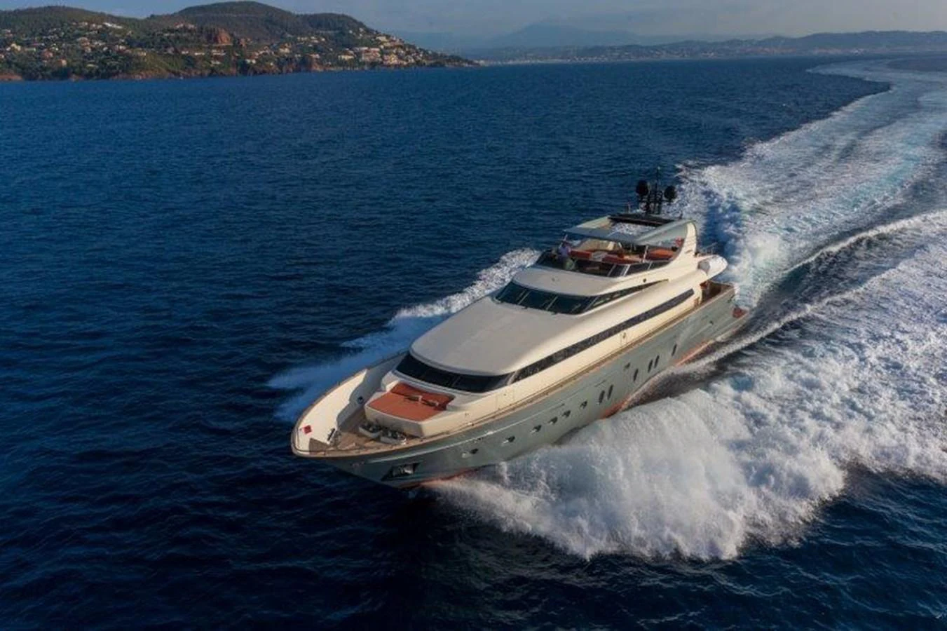 a boat on the water aboard Y42 Yacht for Sale