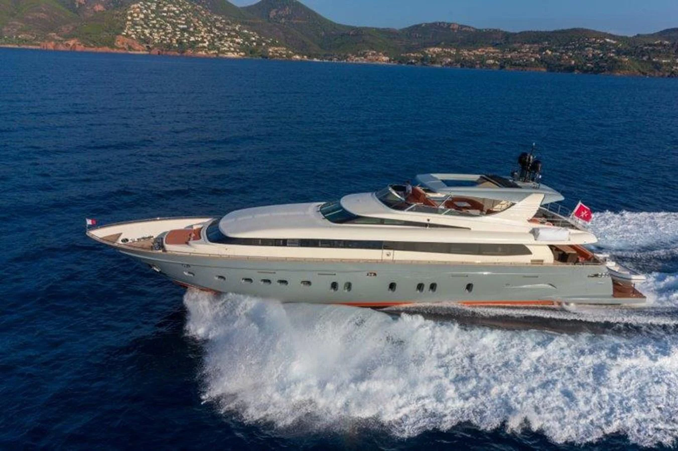 a boat on the water aboard Y42 Yacht for Sale