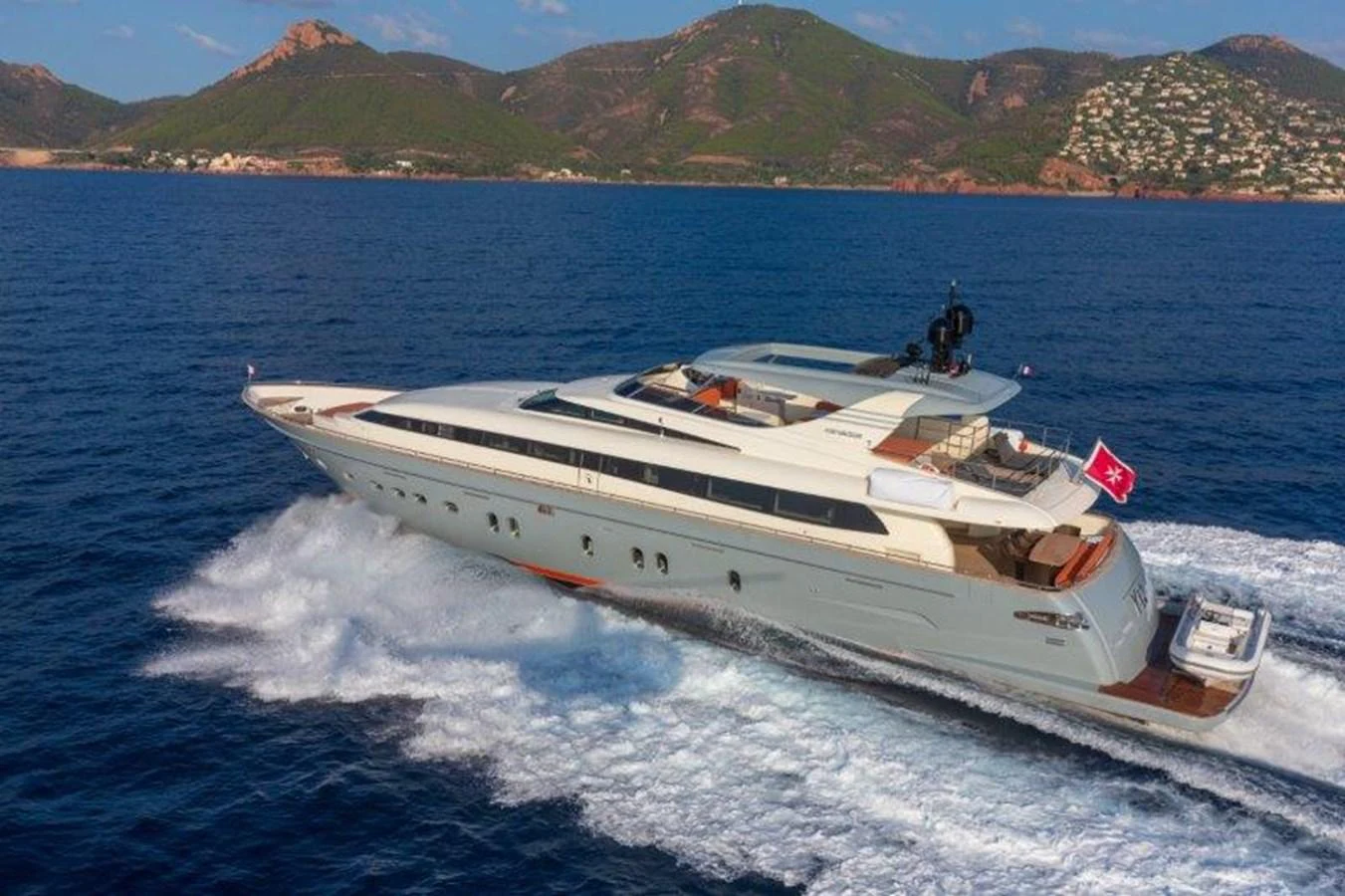 a boat on the water aboard Y42 Yacht for Sale