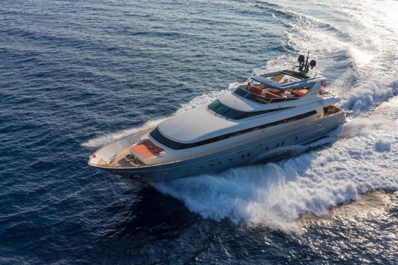 a boat on the water aboard Y42 Yacht for Sale