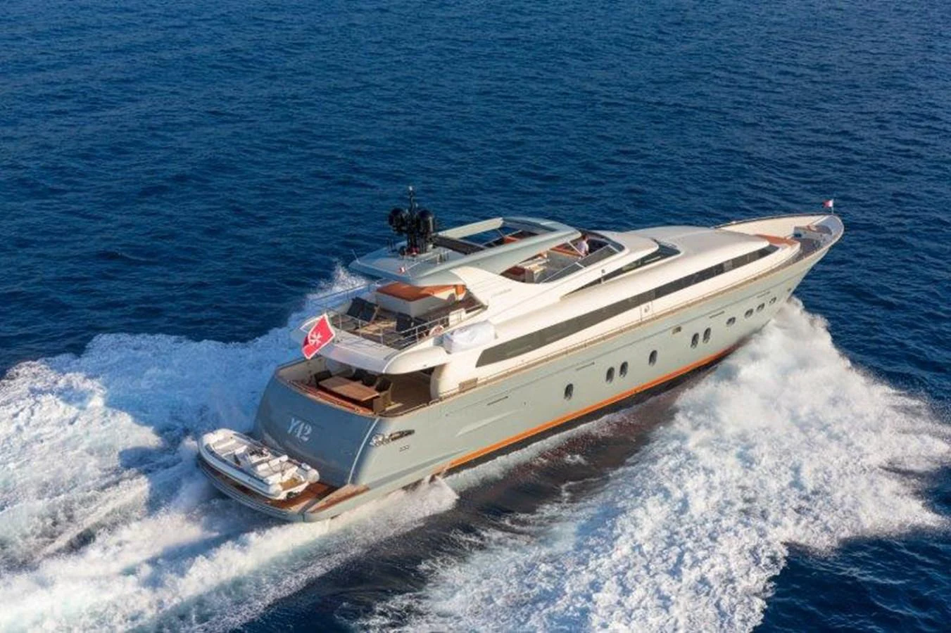 a boat on the water aboard Y42 Yacht for Sale