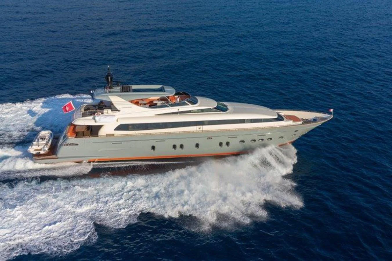 a boat on the water aboard Y42 Yacht for Sale