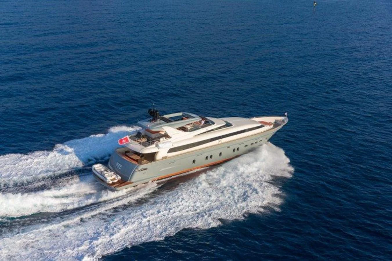 a boat on the water aboard Y42 Yacht for Sale