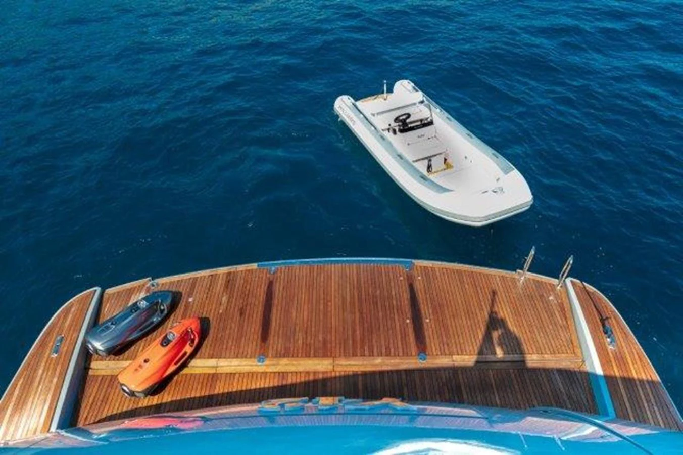 a boat on the water aboard Y42 Yacht for Sale