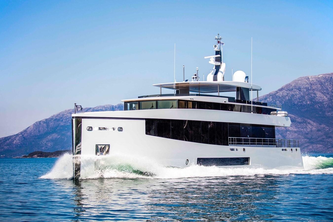 a boat on the water aboard GRAY CLIFFS Yacht for Sale