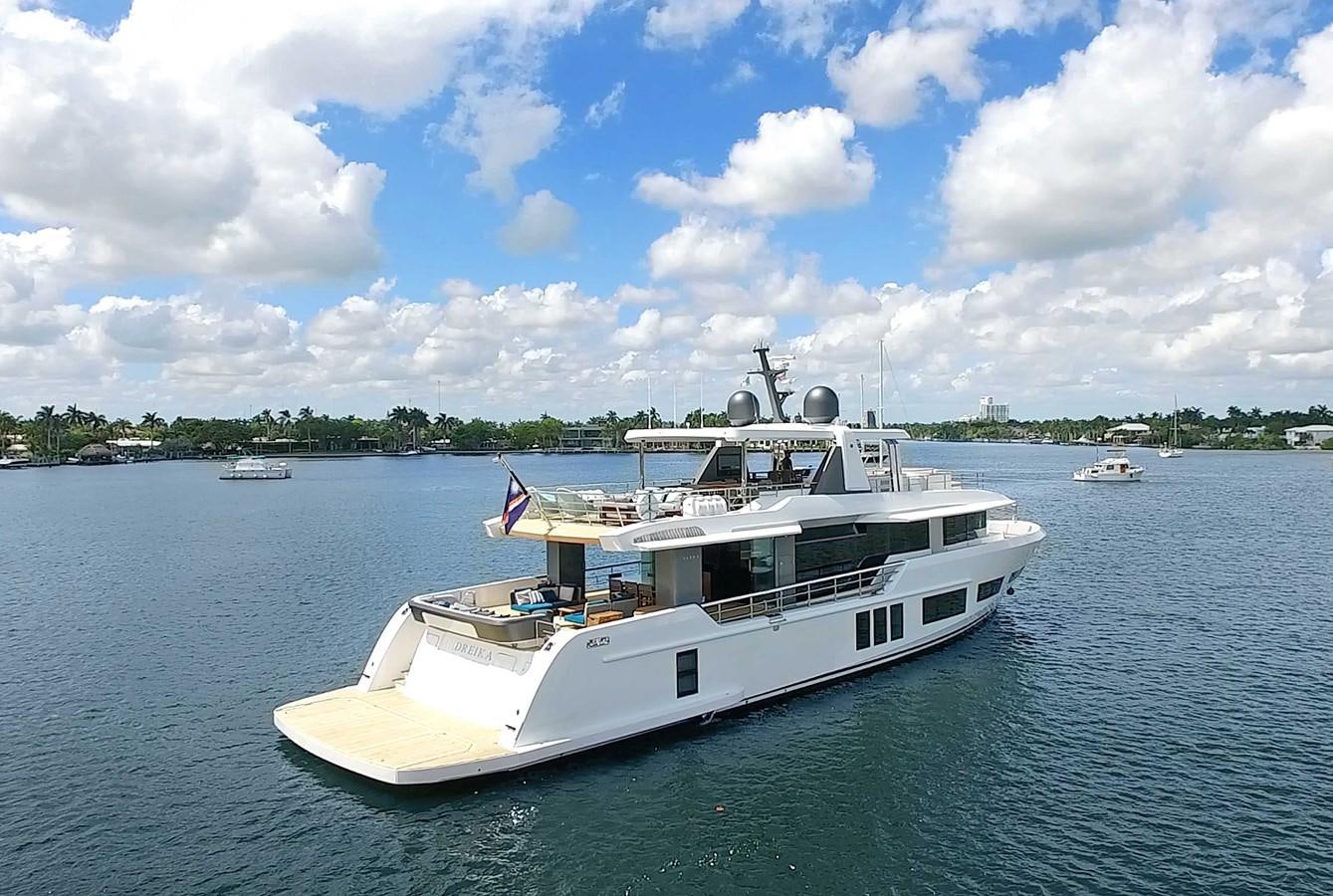 a boat on the water aboard CYRA Yacht for Sale