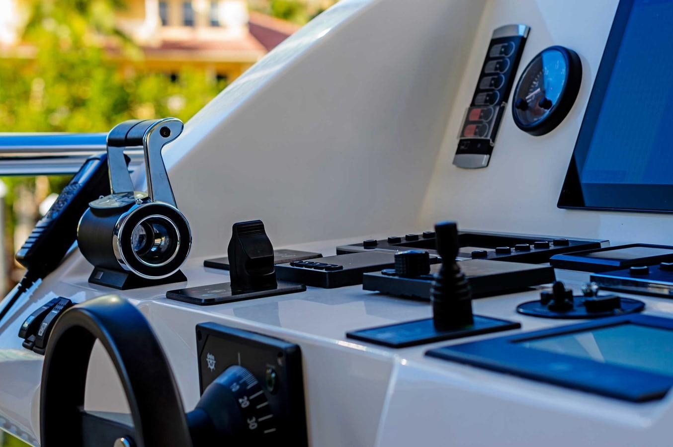 a close-up of a machine aboard CYRA Yacht for Sale