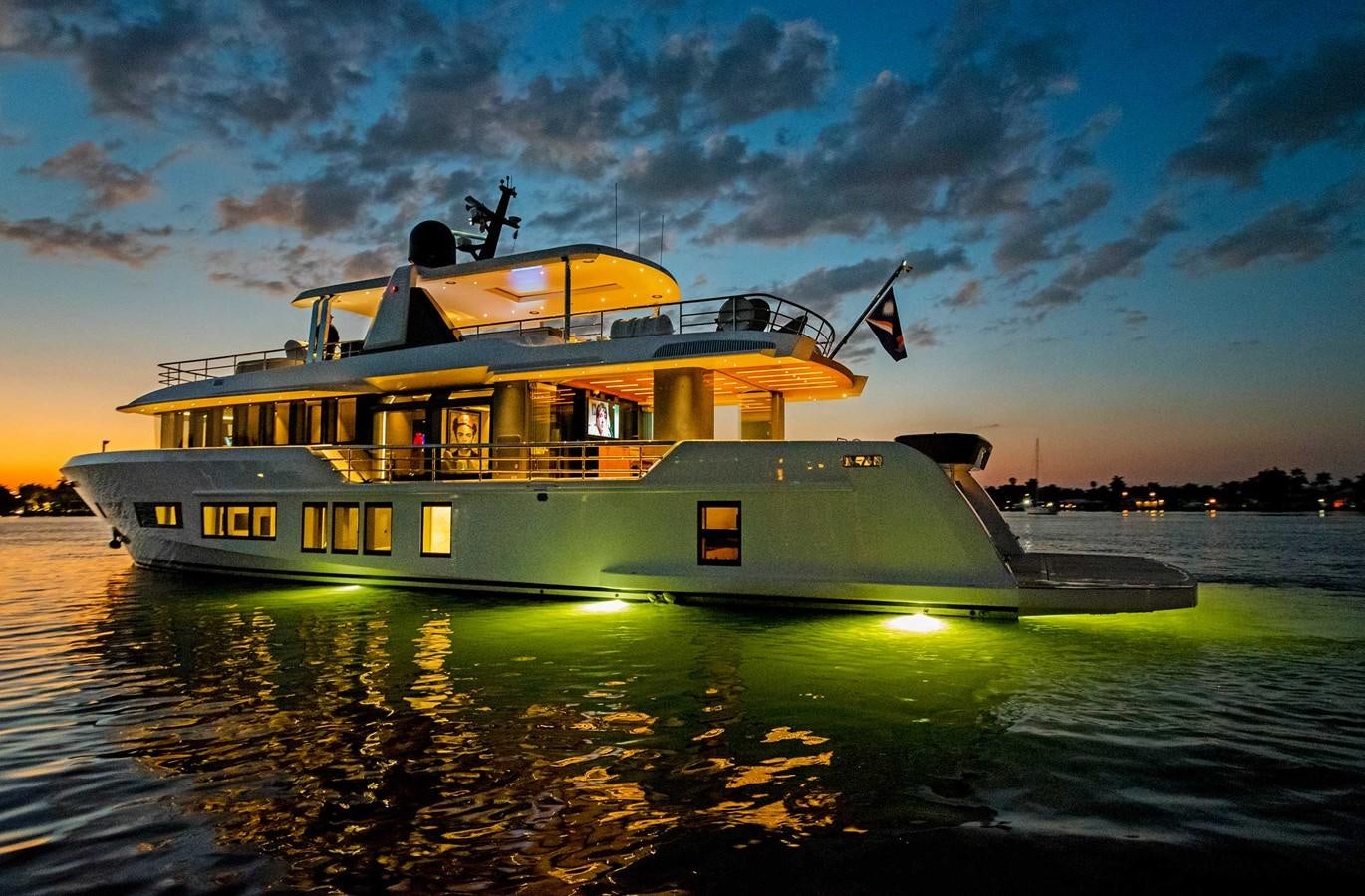 a boat on the water aboard CYRA Yacht for Sale