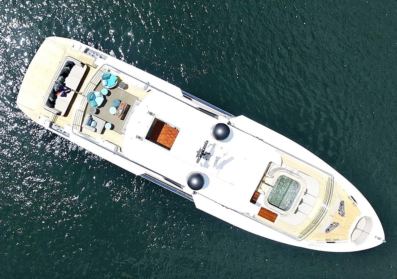 a boat in the water aboard CYRA Yacht for Sale