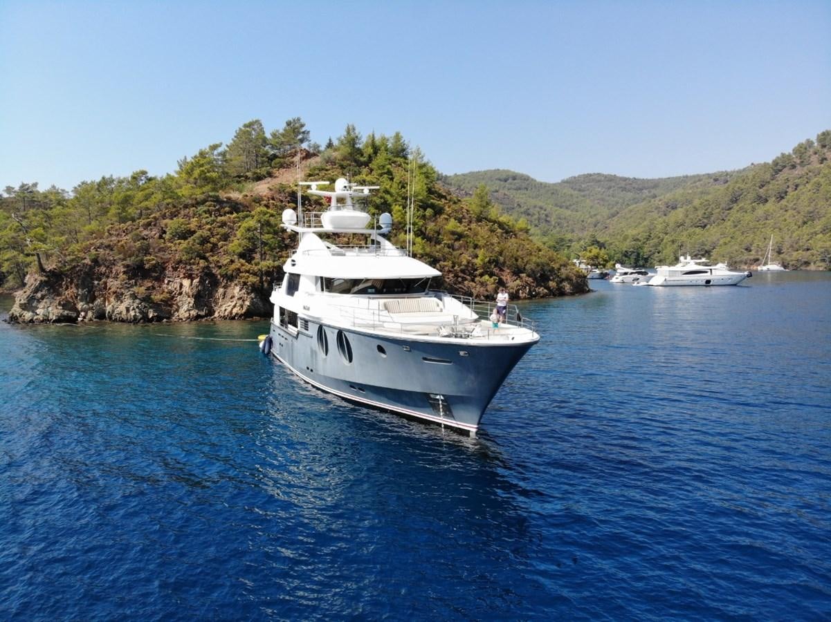 a boat on the water aboard NAZAR Yacht for Sale