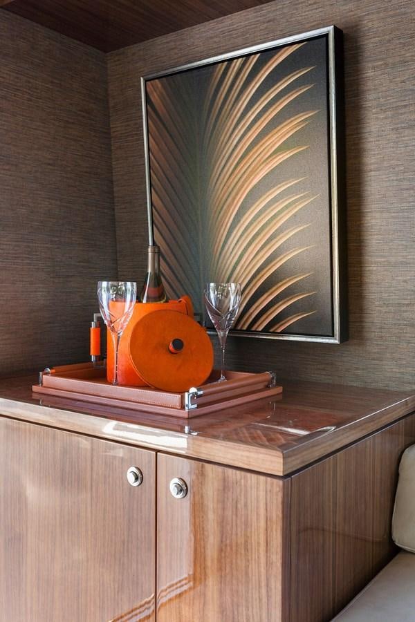a pumpkin on a counter aboard OUR TRADE Yacht for Sale