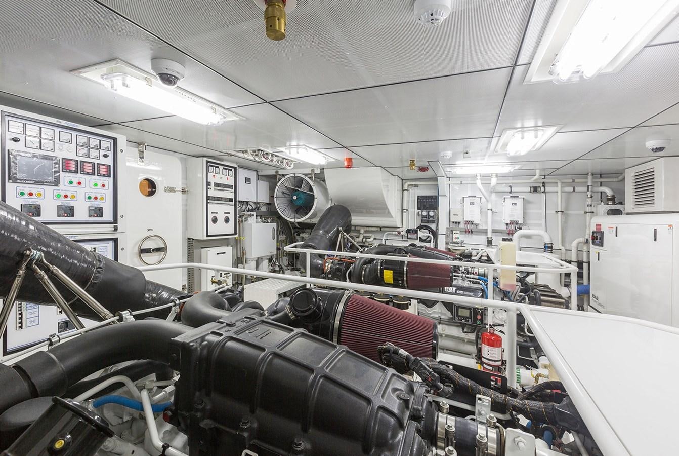 a room full of machinery aboard OUR TRADE Yacht for Sale