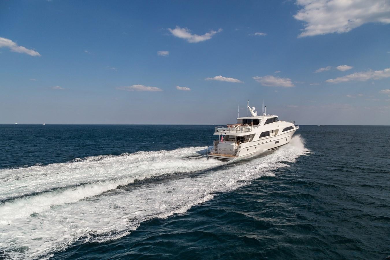 a boat on the water aboard OUR TRADE Yacht for Sale