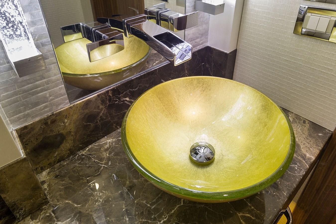 a couple of sinks in a bathroom aboard OUR TRADE Yacht for Sale