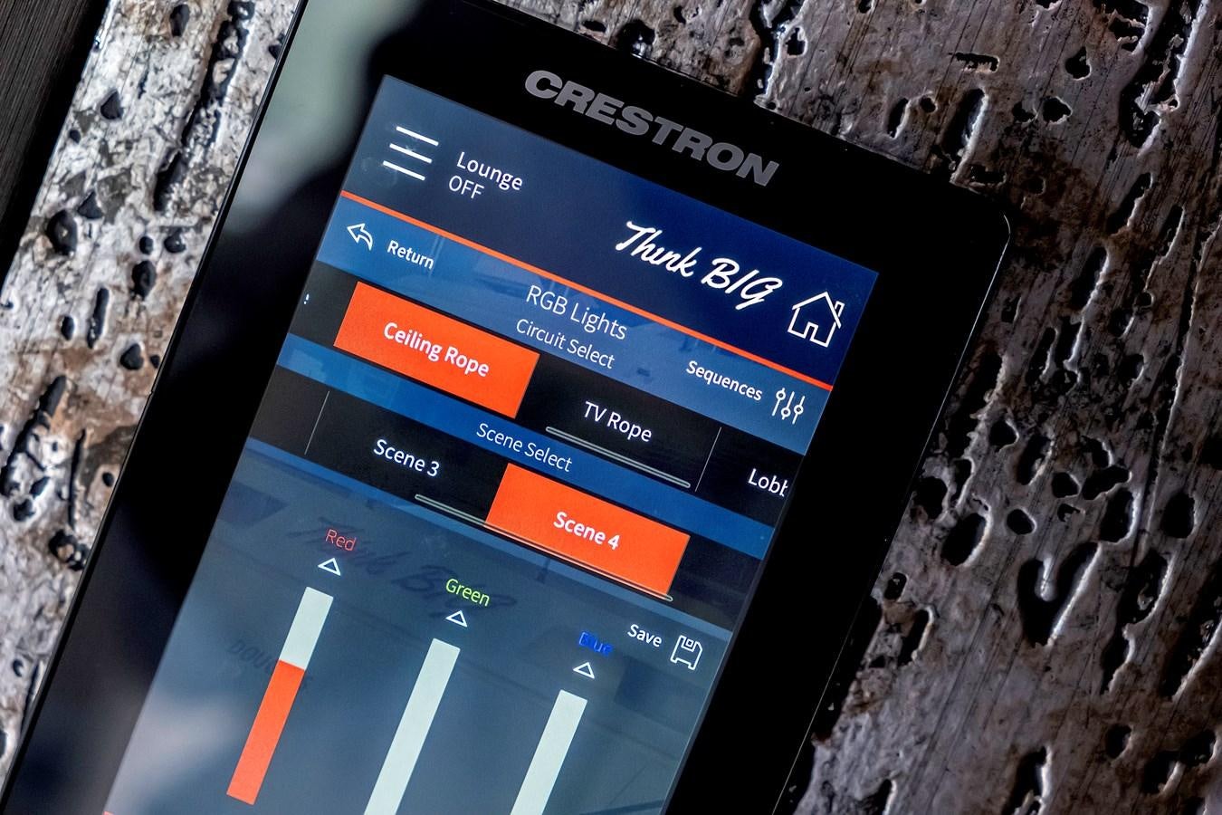 graphical user interface, application aboard THINK BIG Yacht for Sale