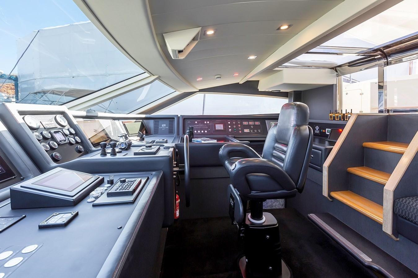 inside of a vehicle aboard THINK BIG Yacht for Sale