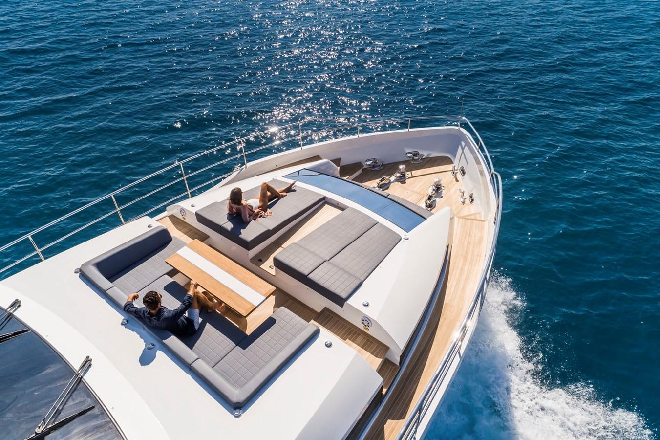 a boat on the water aboard PEARL Yacht for Sale