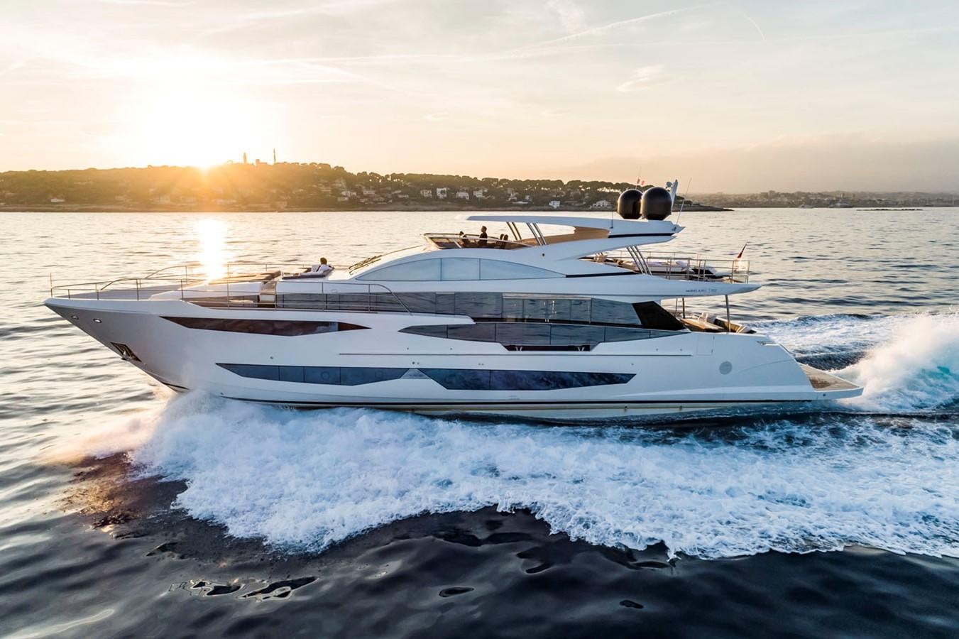 a boat on the water aboard PEARL Yacht for Sale