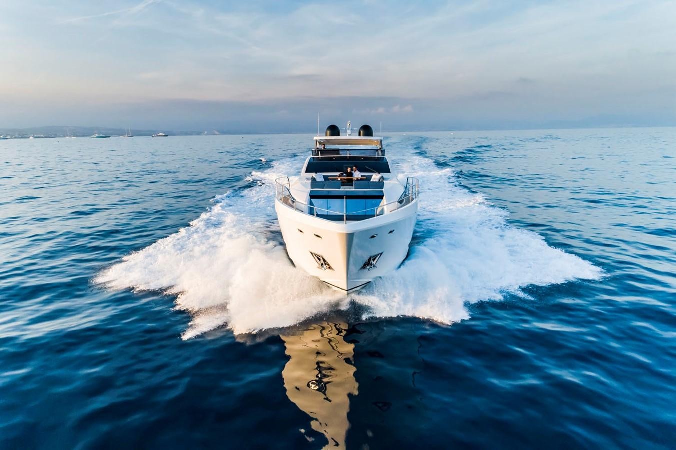 a boat on the water aboard PEARL Yacht for Sale