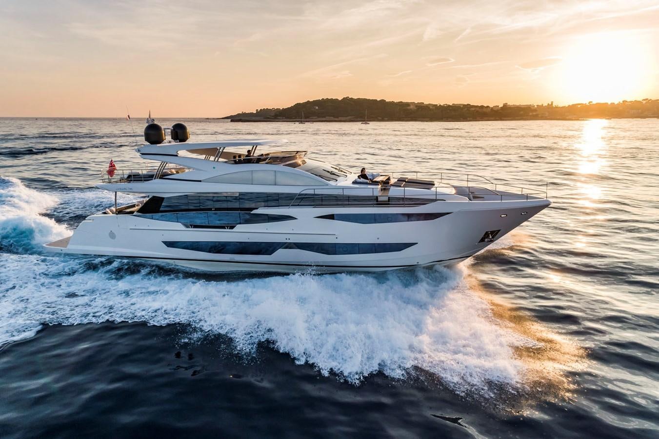 a boat on the water aboard PEARL Yacht for Sale