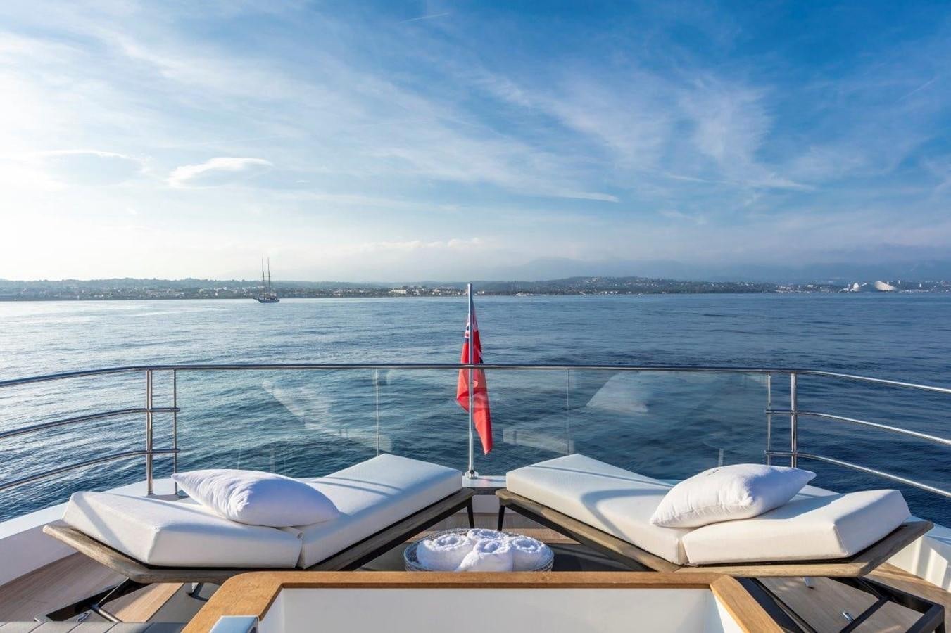 a boat on the water aboard PEARL Yacht for Sale