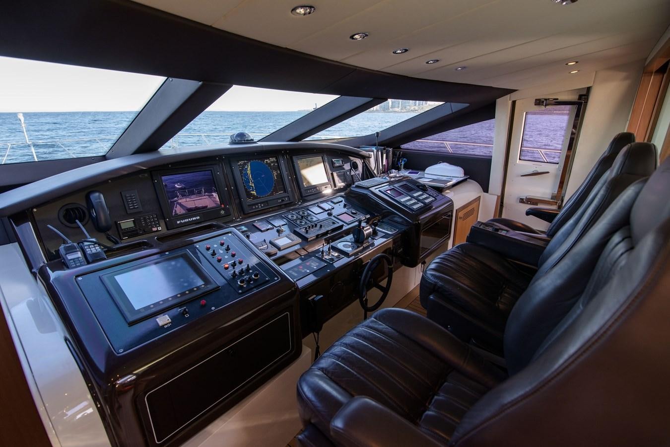 inside of a car aboard LITTLE ZOE Yacht for Sale