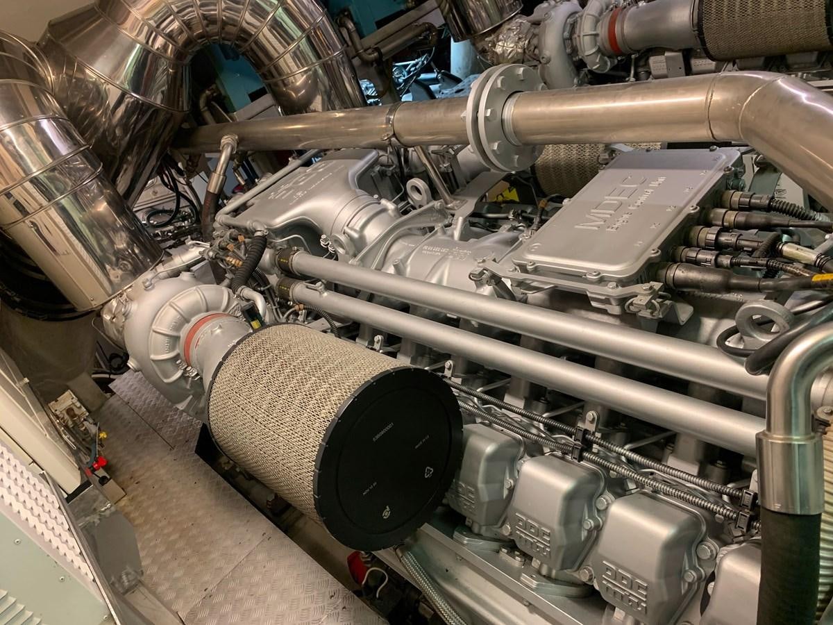 a close-up of a machine aboard LITTLE ZOE Yacht for Sale