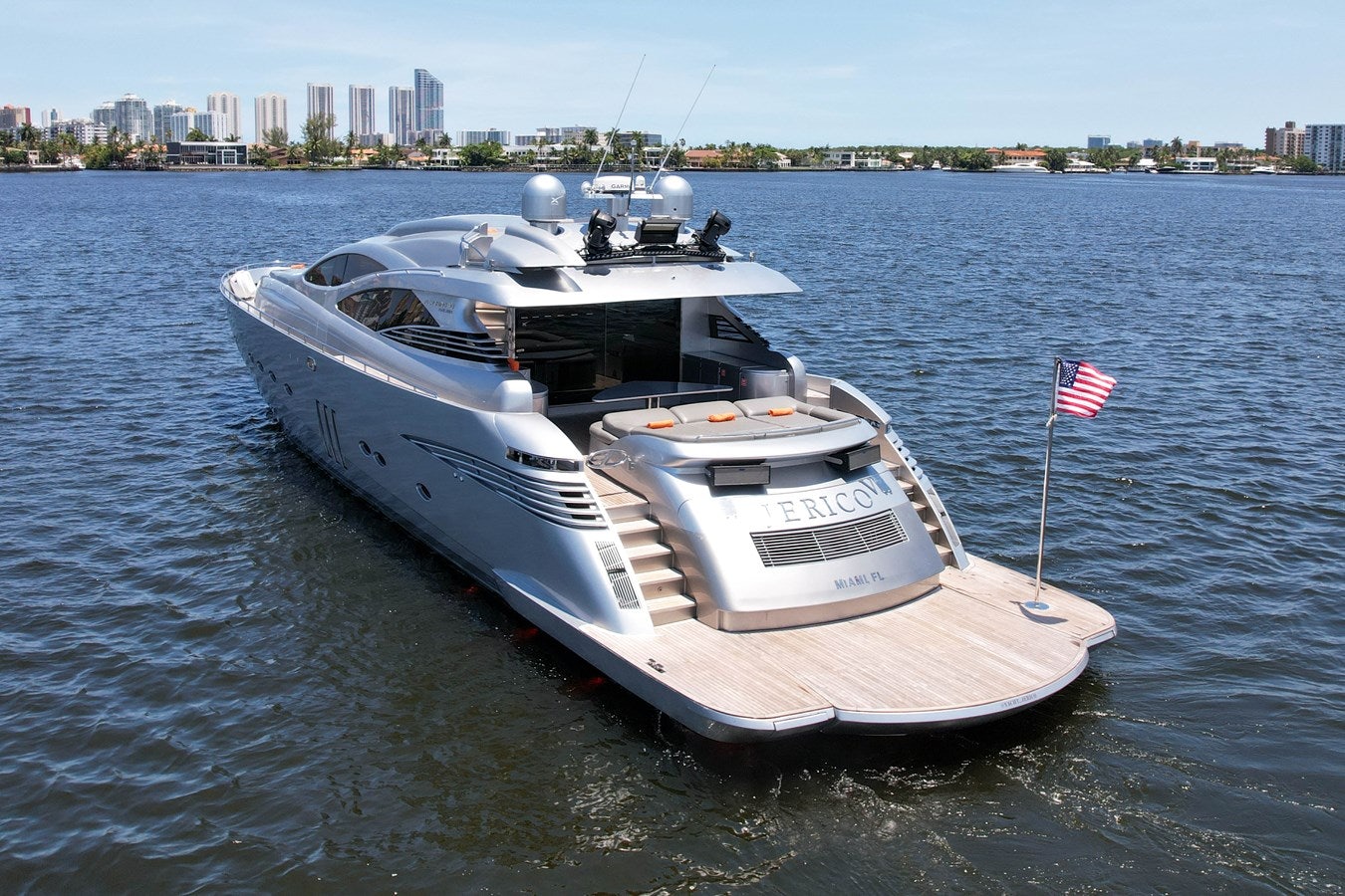 a boat on the water aboard SHADOW Yacht for Sale