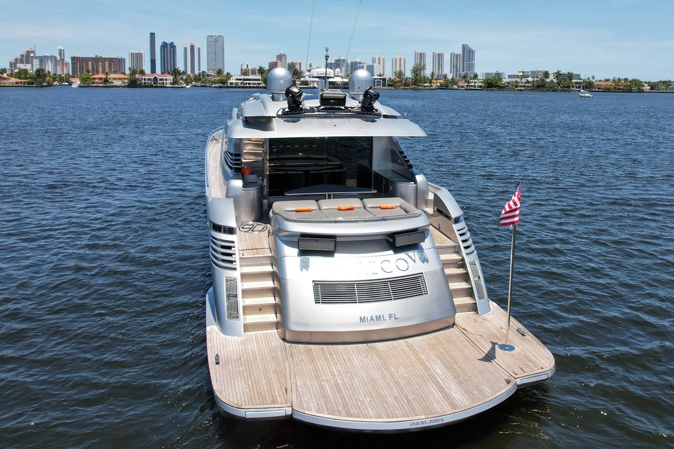 a boat on the water aboard SHADOW Yacht for Sale