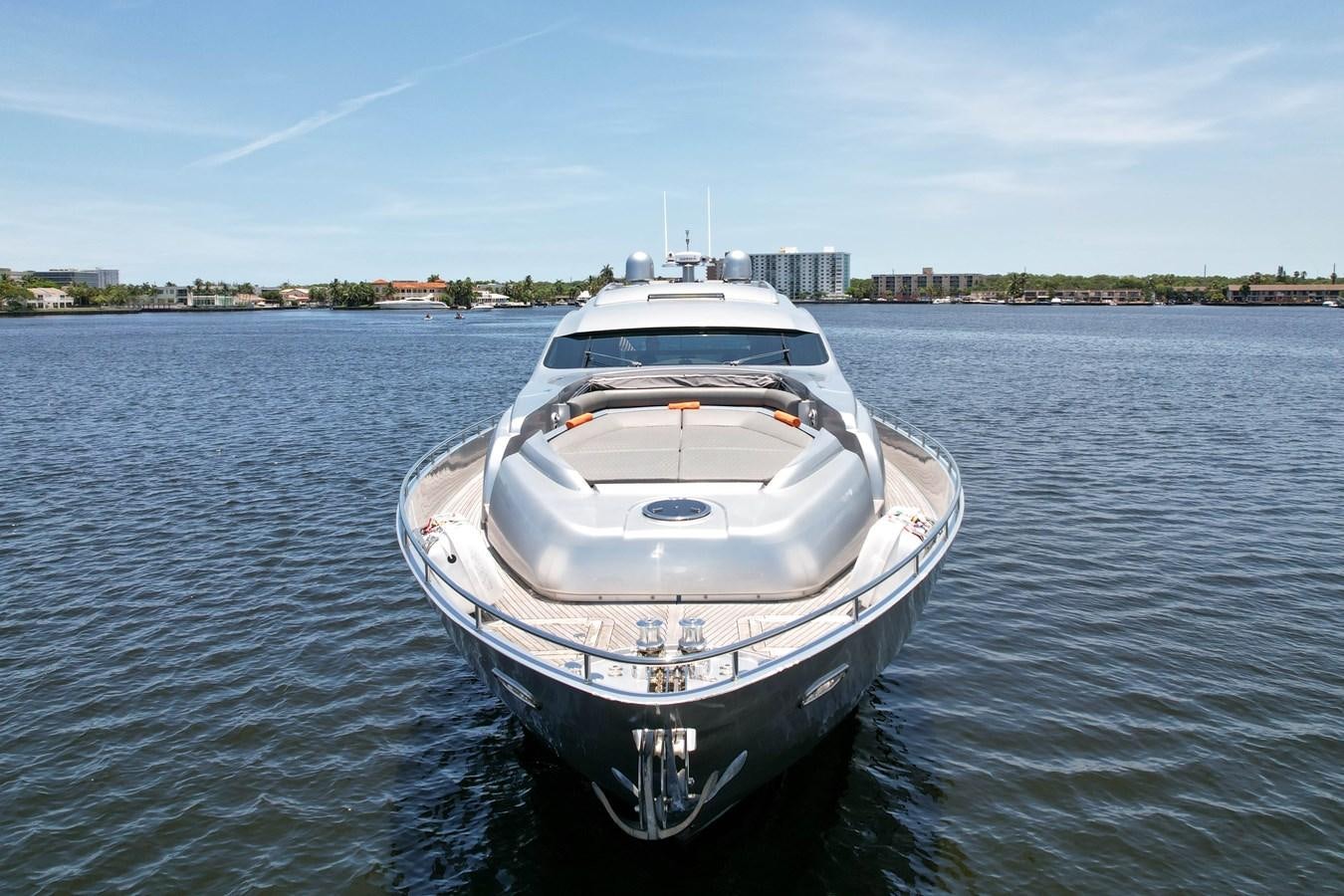 a boat in the water aboard SHADOW Yacht for Sale