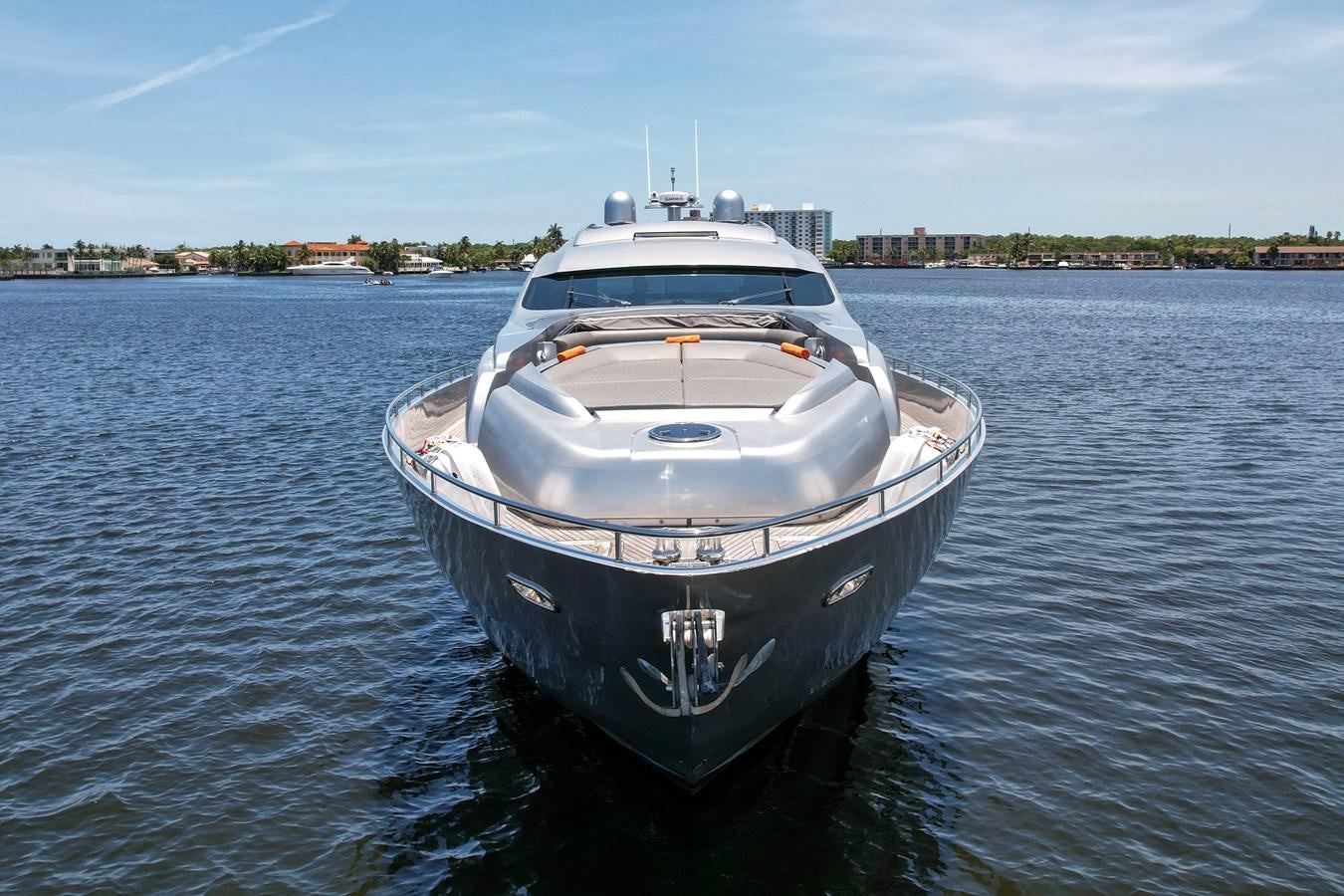 a boat on the water aboard SHADOW Yacht for Sale
