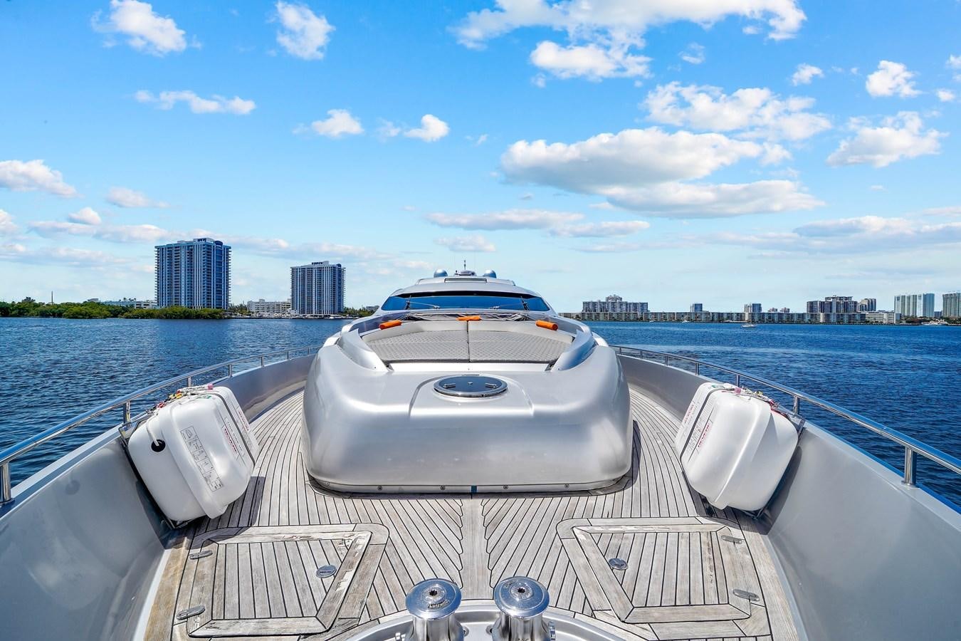 a boat on a body of water aboard SHADOW Yacht for Sale