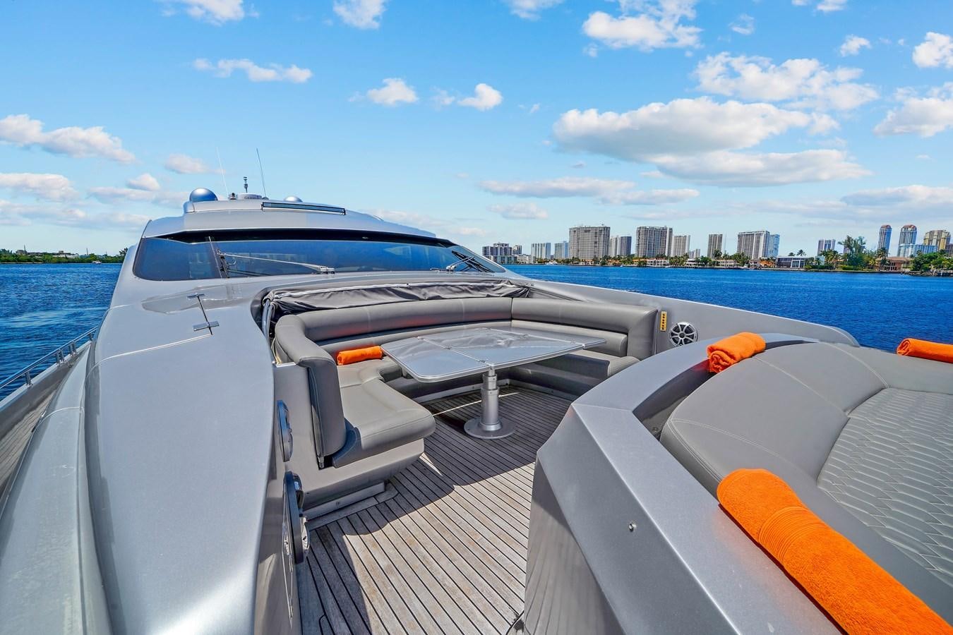 a boat on the water aboard SHADOW Yacht for Sale