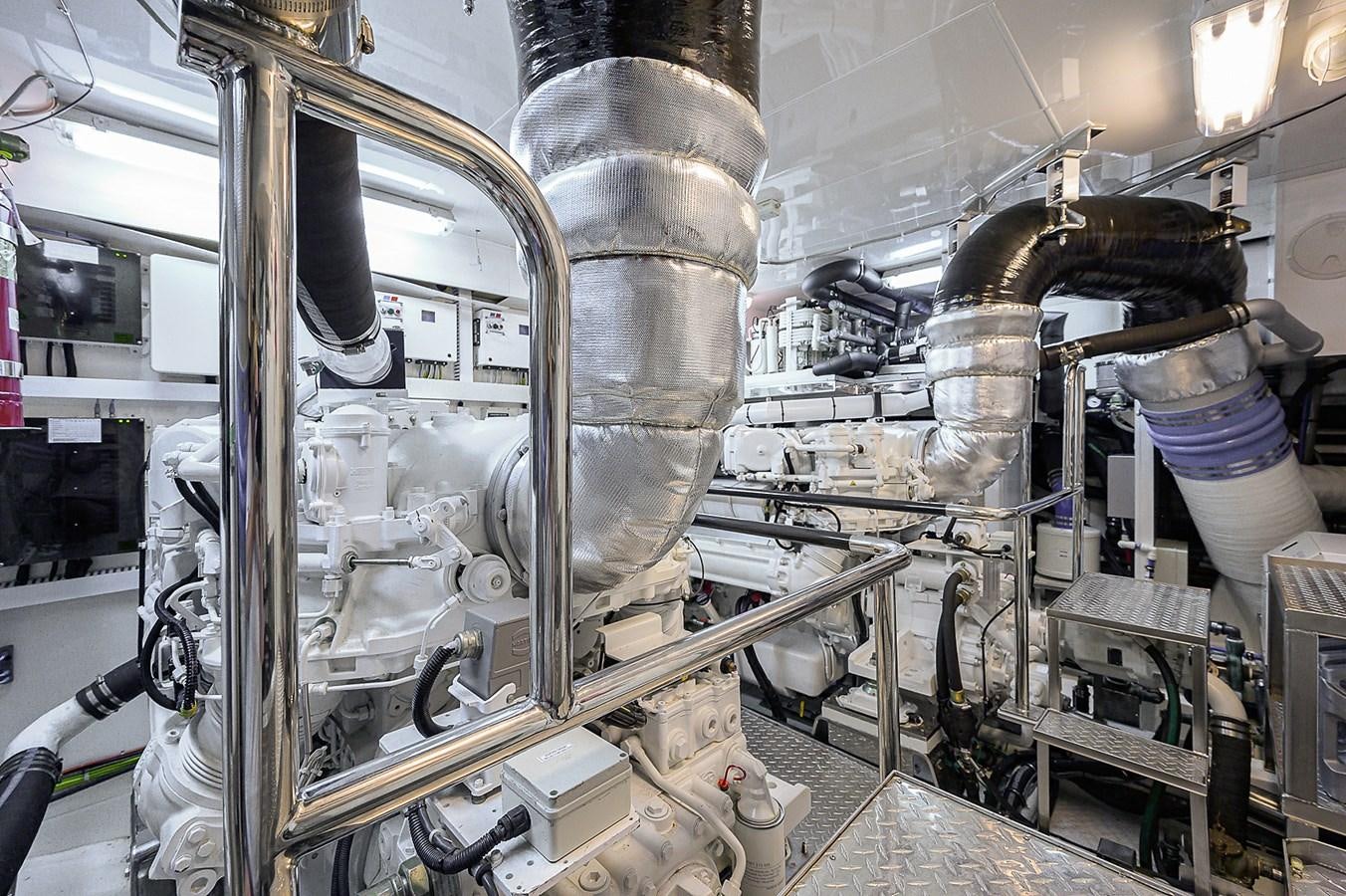 a machine in a factory aboard ONE SHOT Yacht for Sale