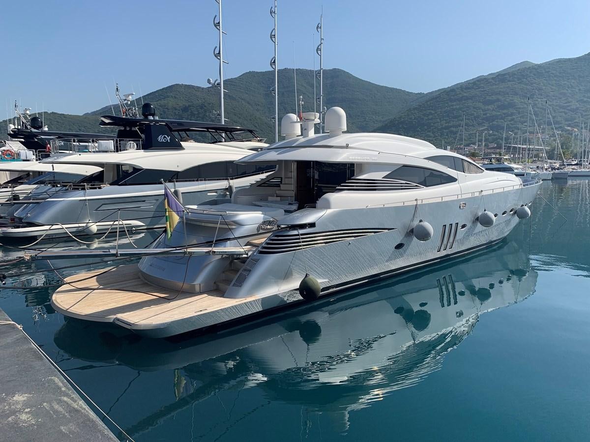 a couple of boats are parked in a harbor aboard A&O Yacht for Sale