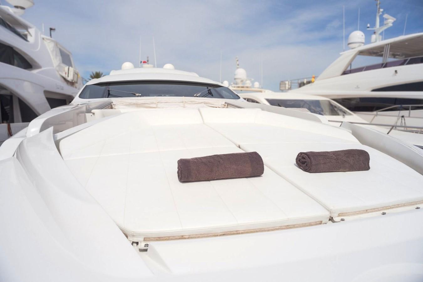 a group of white yachts aboard A&O Yacht for Sale