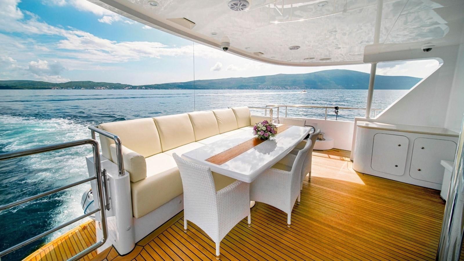 a boat on the water aboard LARGO Yacht for Sale