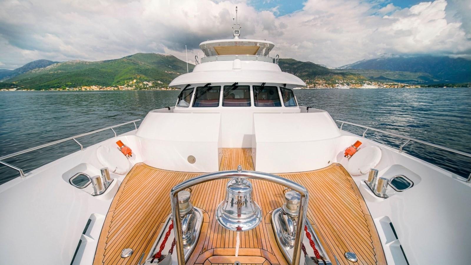 a boat on the water aboard LARGO Yacht for Sale