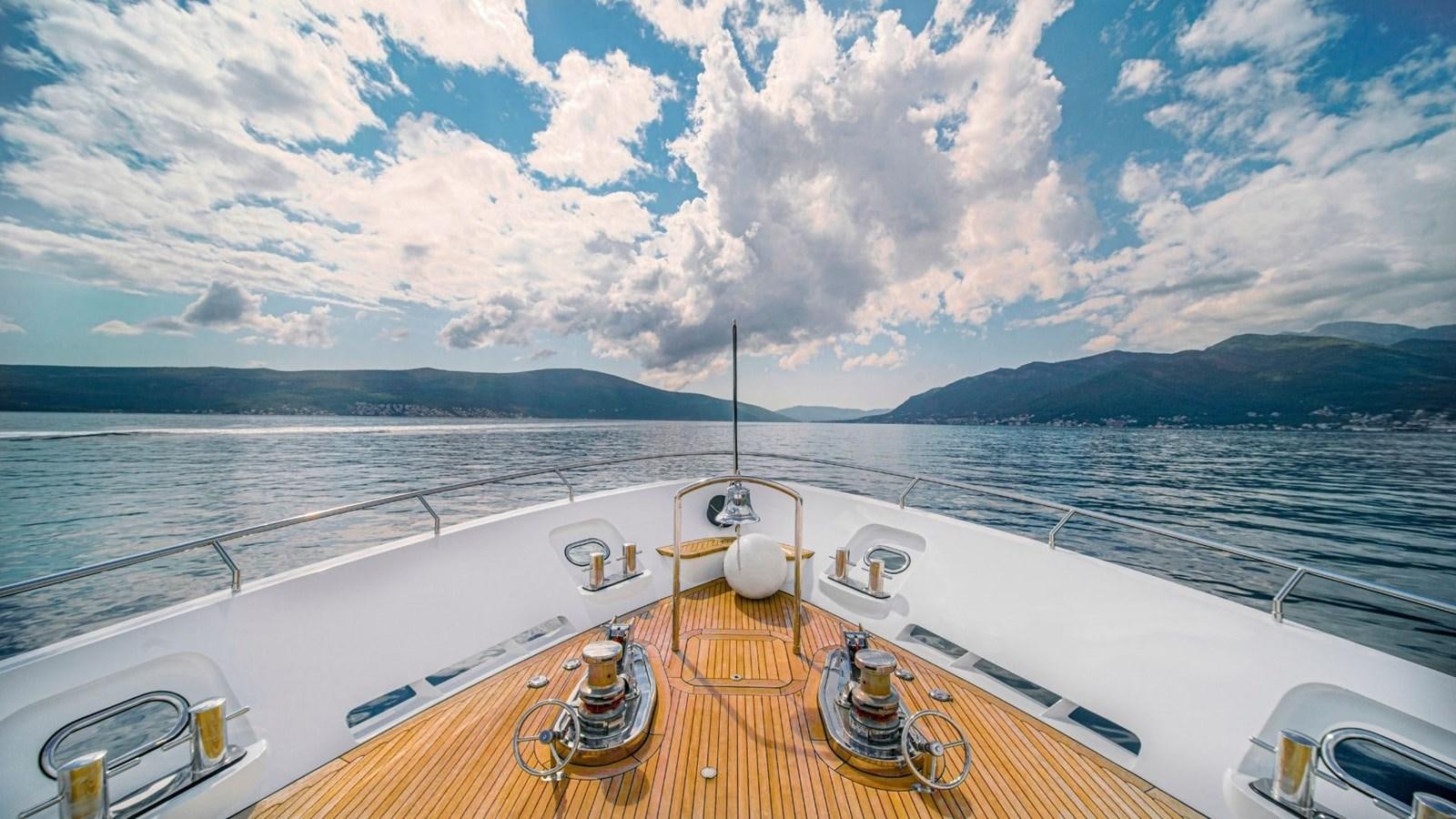 a boat on the water aboard LARGO Yacht for Sale