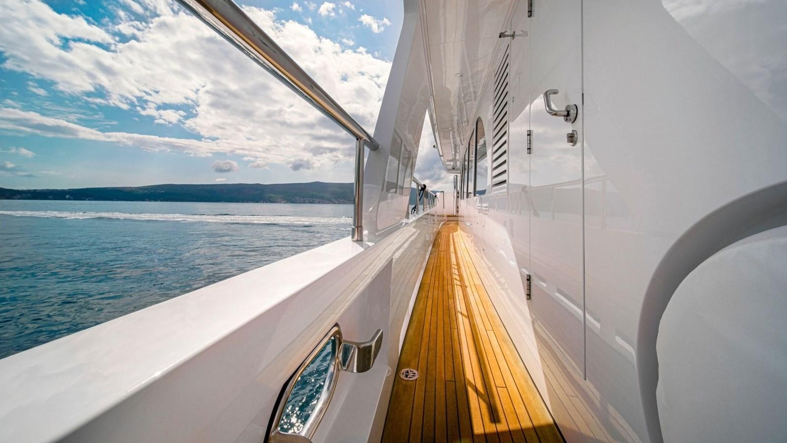 a boat on the water aboard LARGO Yacht for Sale