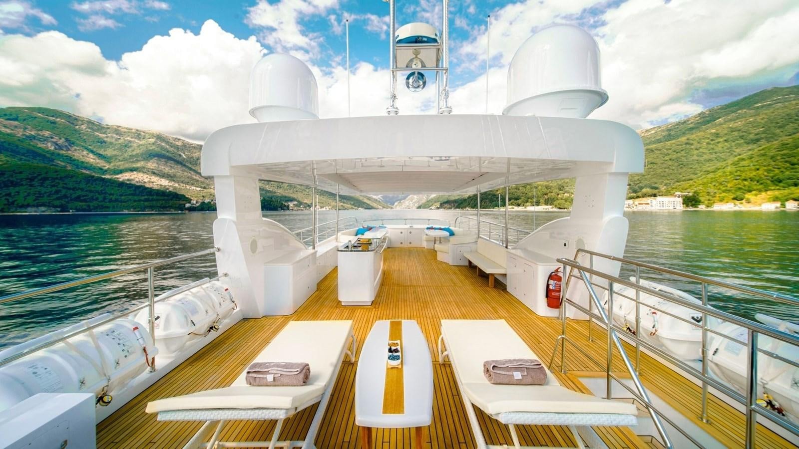 a boat on the water aboard LARGO Yacht for Sale
