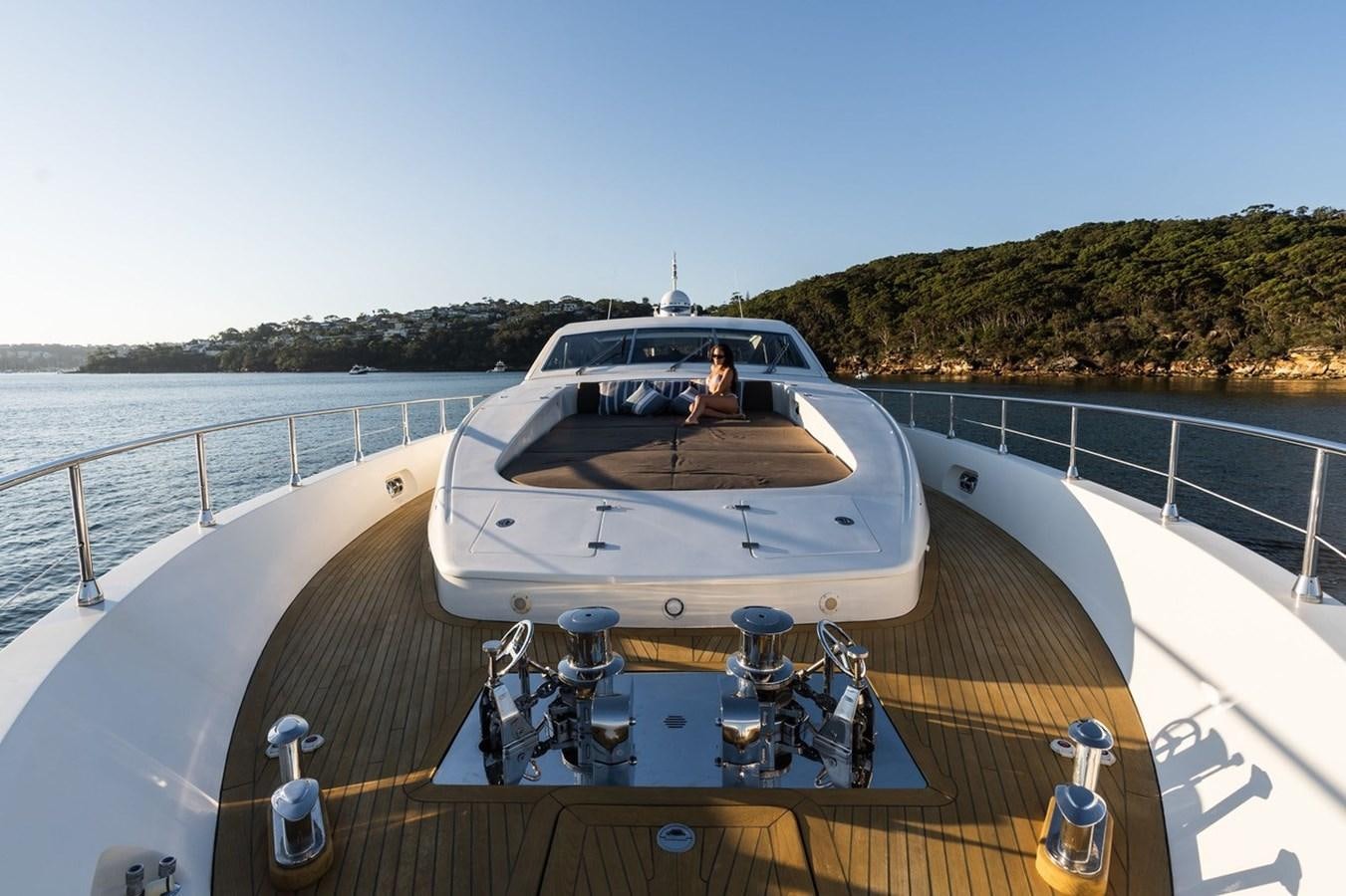 a boat on a body of water aboard PALOMA Yacht for Sale