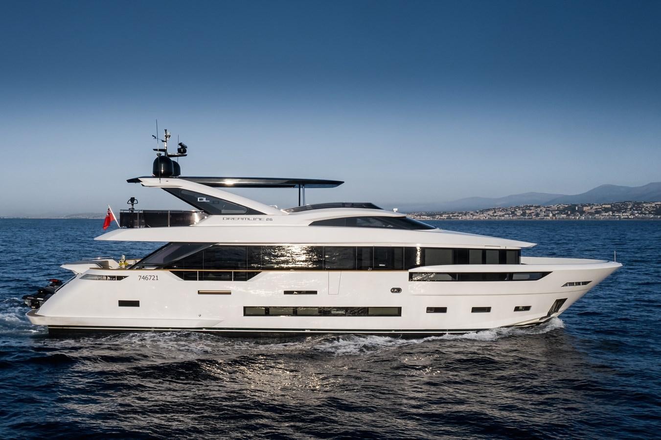 a yacht in the water aboard 7 SECONDS Yacht for Sale