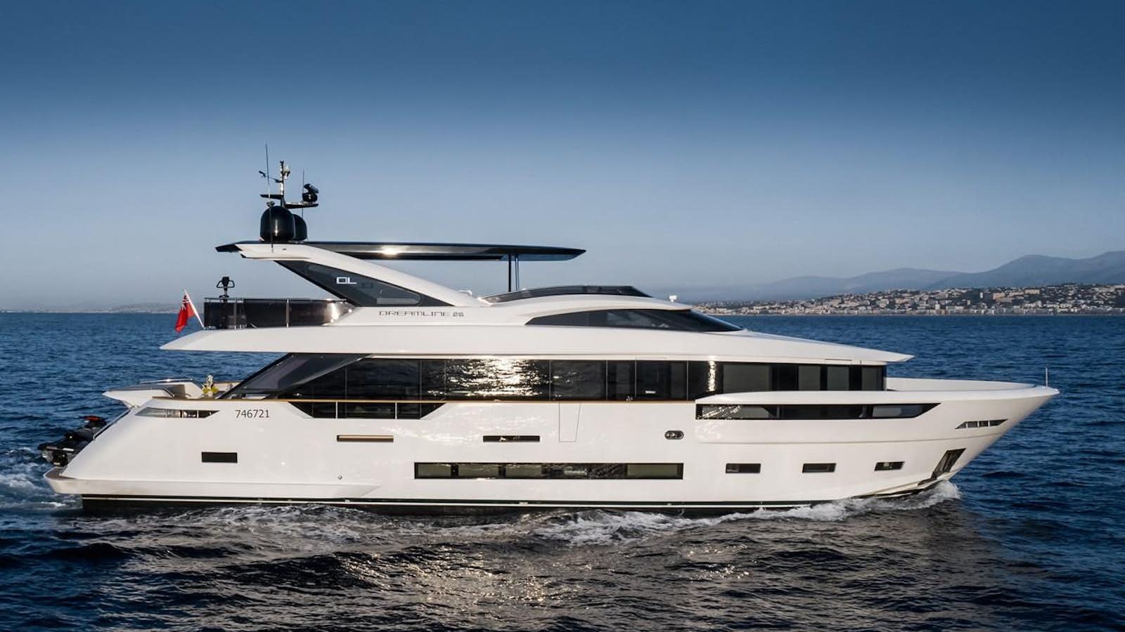 a yacht in the water aboard 7 SECONDS Yacht for Sale