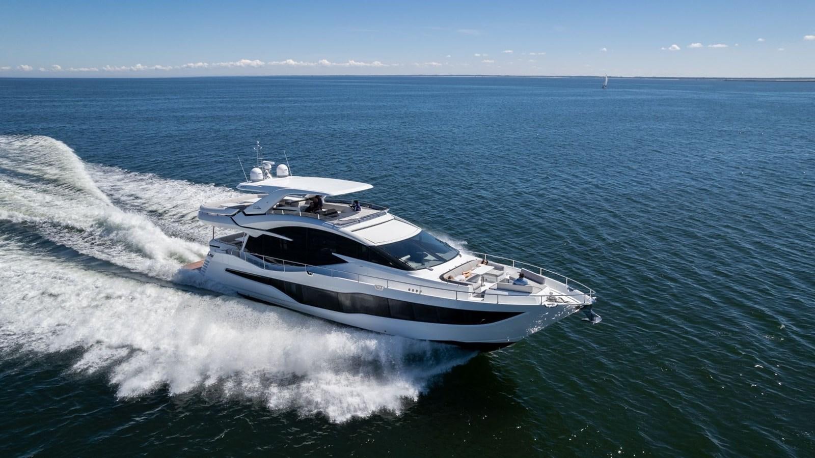 a boat on the water aboard GALEON 800 FLY/1 Yacht for Sale