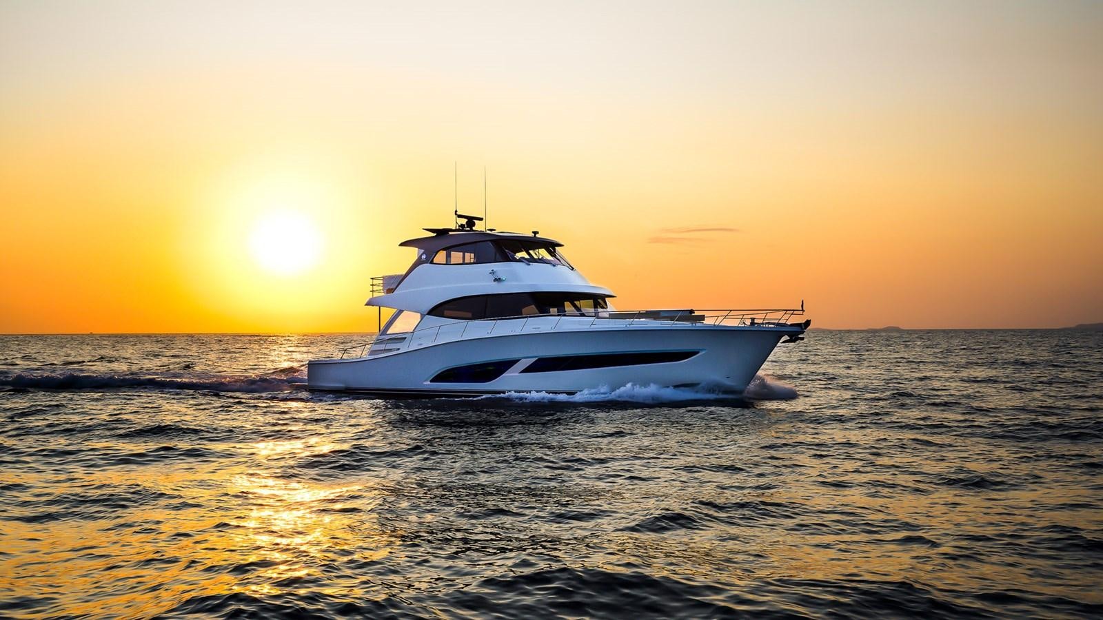 a boat in the water aboard 68 SPORTS MOTOR YACHT Yacht for Sale