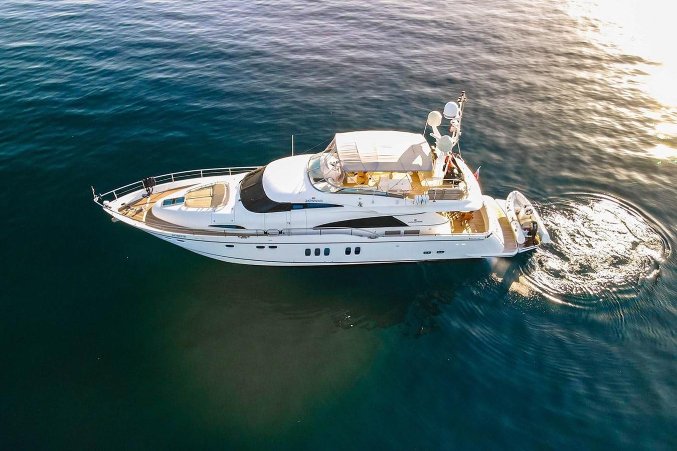 a boat on the water aboard SEVEN Yacht for Sale