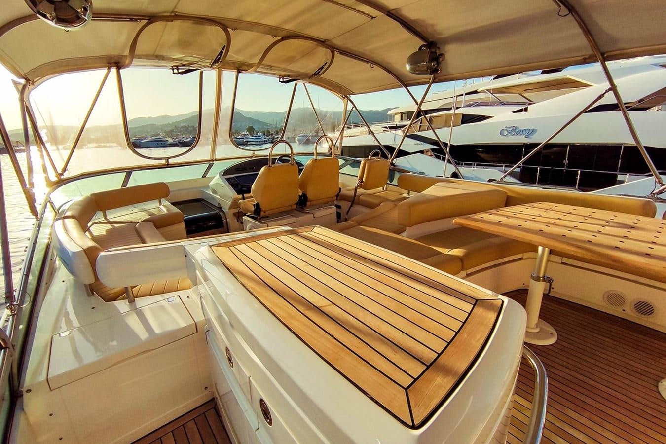 the inside of a boat aboard SEVEN Yacht for Sale